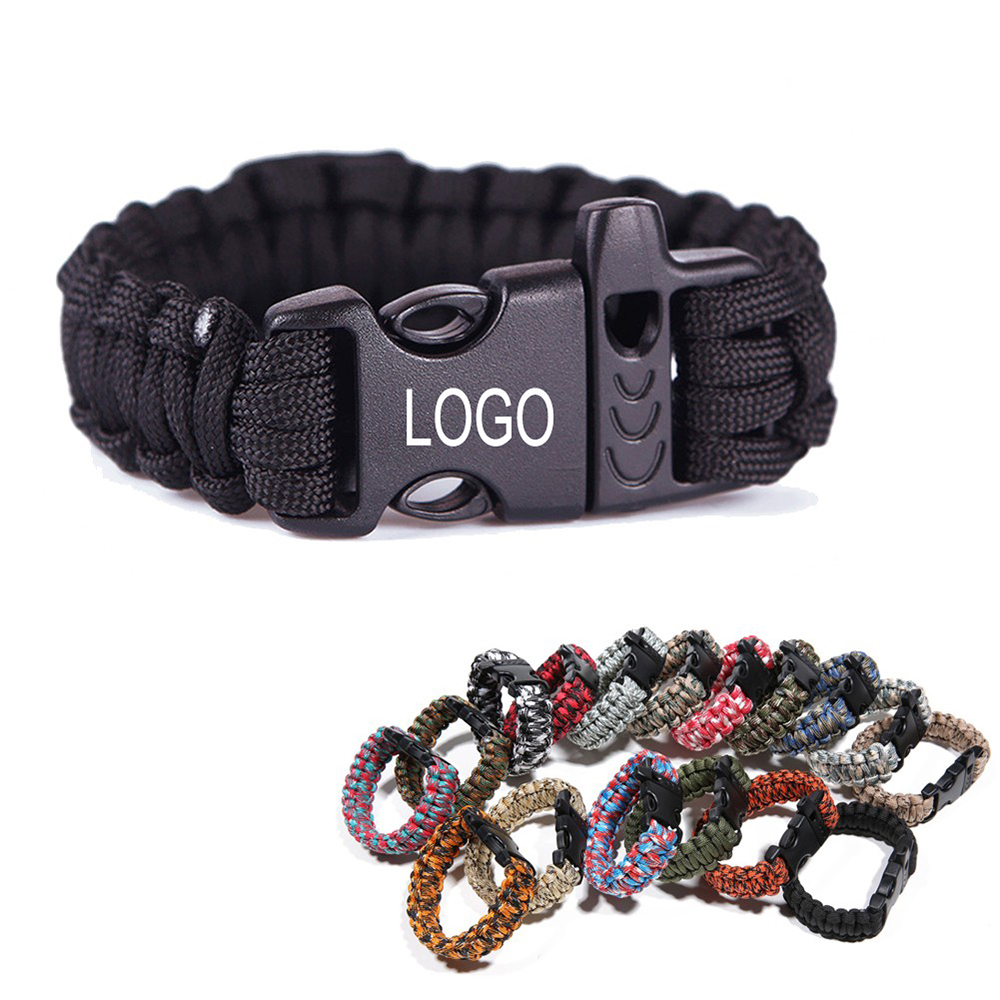 Paracord Survival Bracelet with Whistle 1