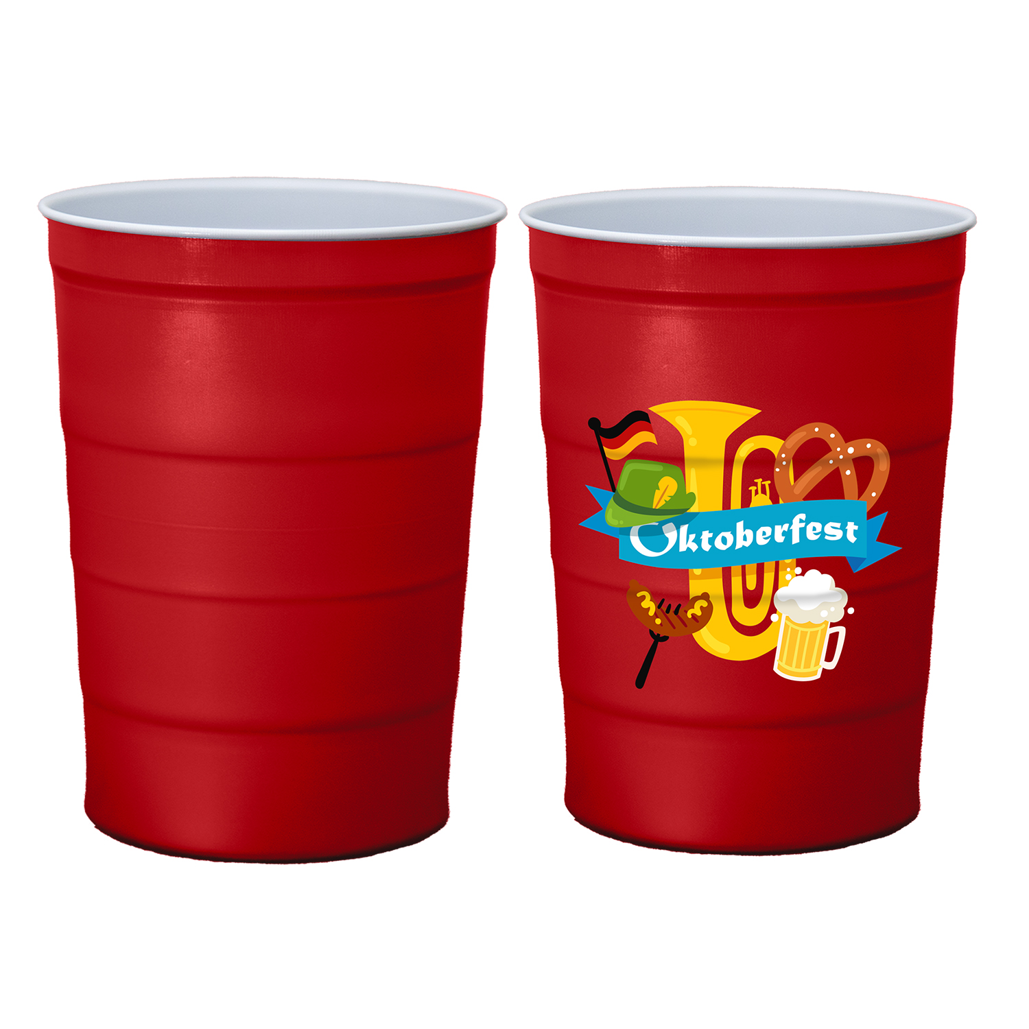 Digital Steel Party Cup, 16 oz. 2