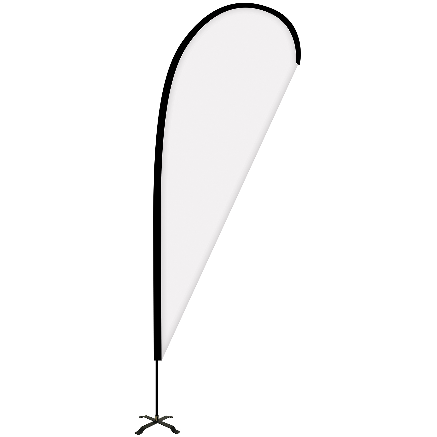 8' Portable Single Reverse Teardrop Kit with Cross Base 10