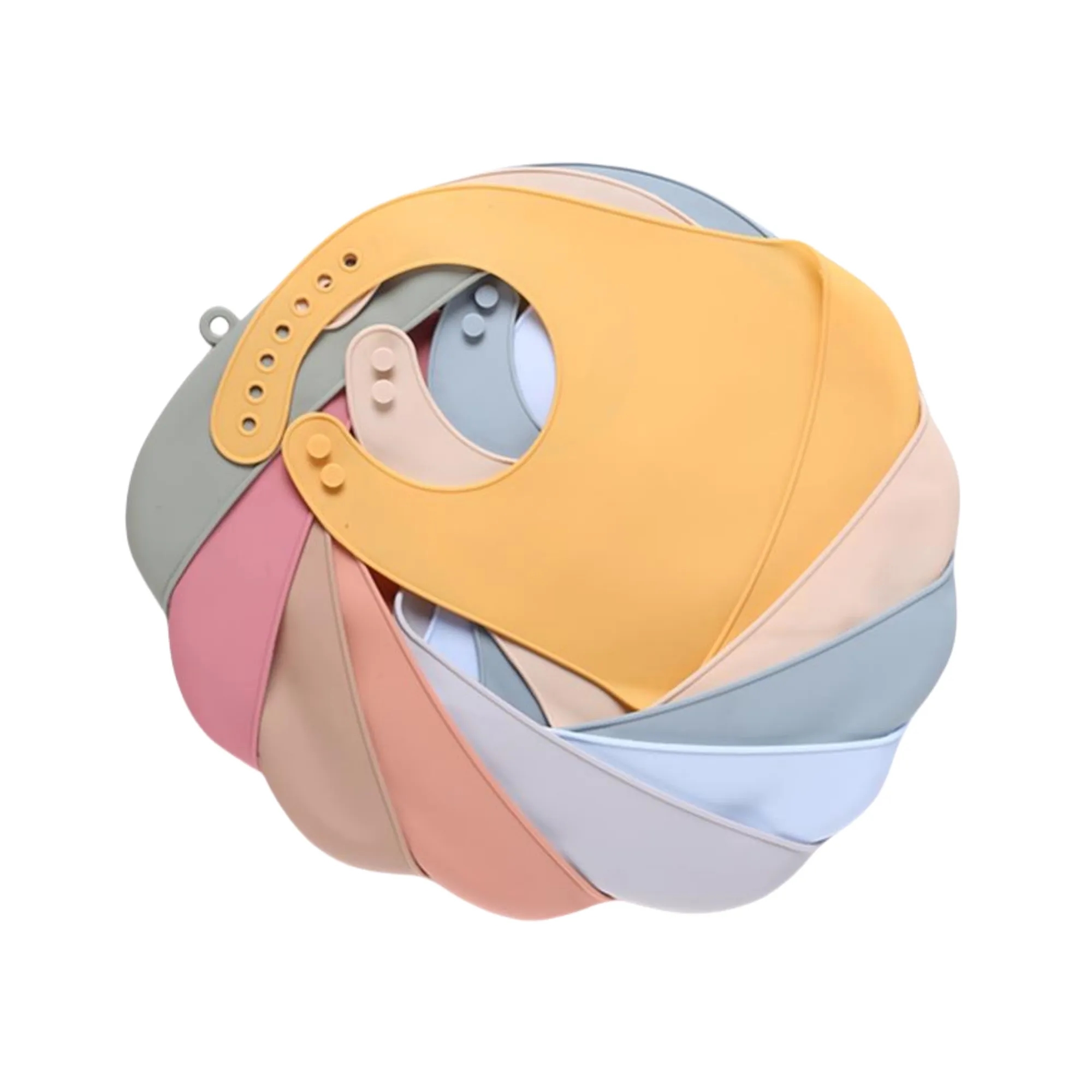 Colorful Silicone Baby Bib 4