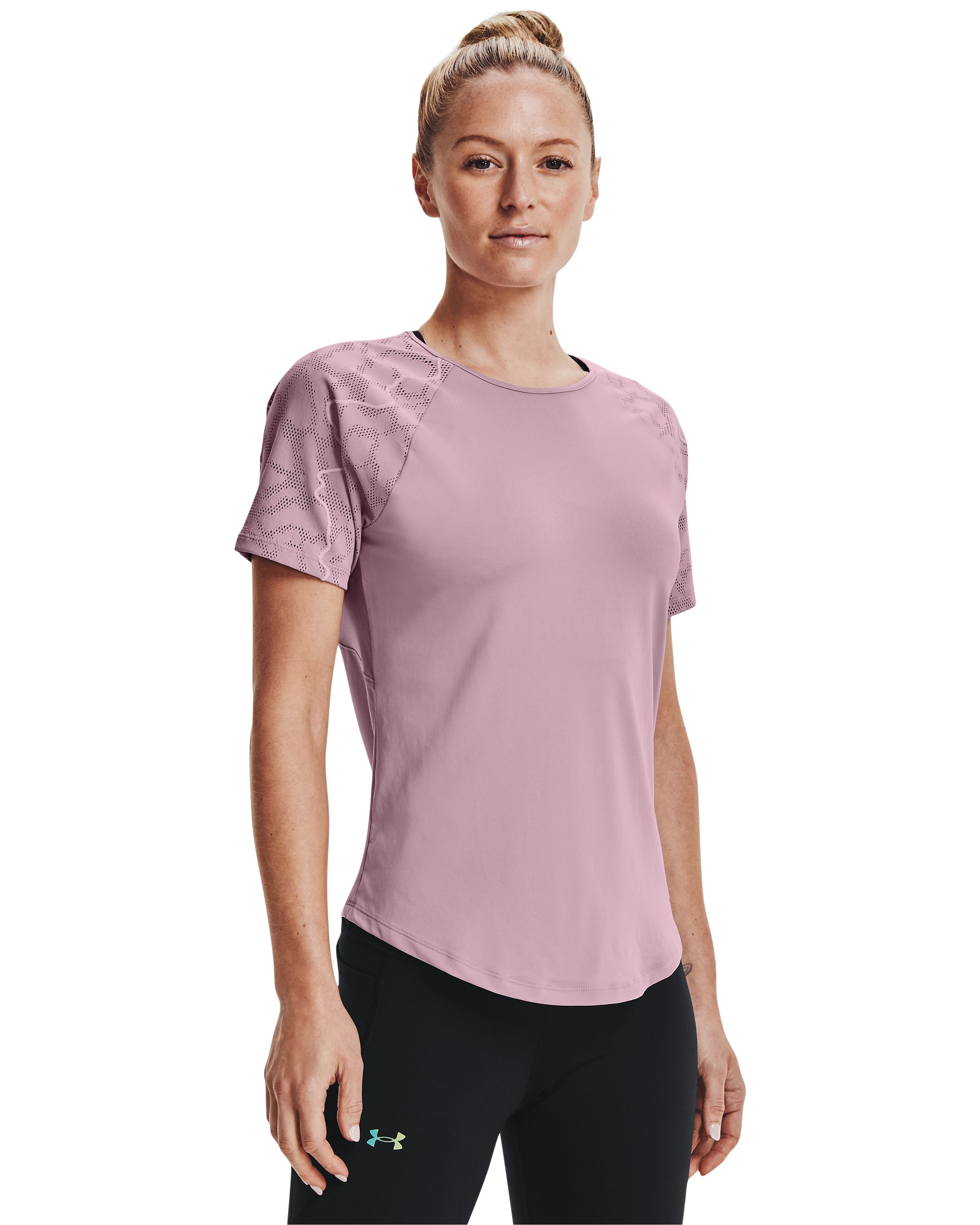 Women's UA RUSH HeatGear Short Sleeve  3