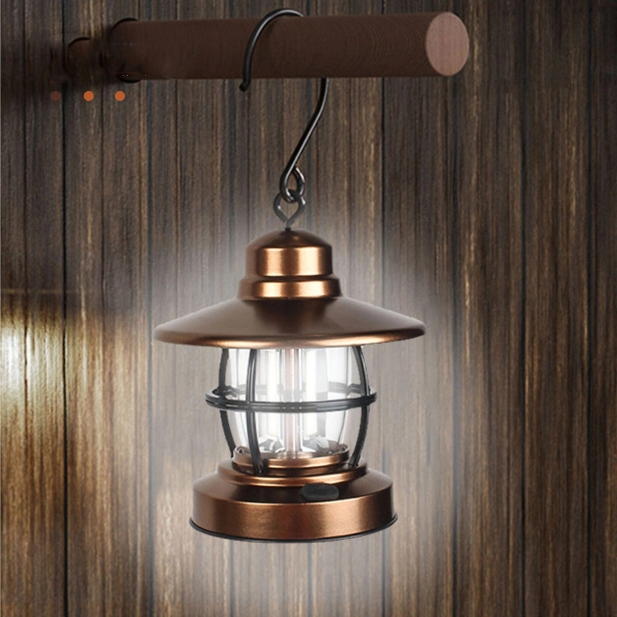 Small Retro Outdoor Camping Light & Picnic BBQ Lantern 2
