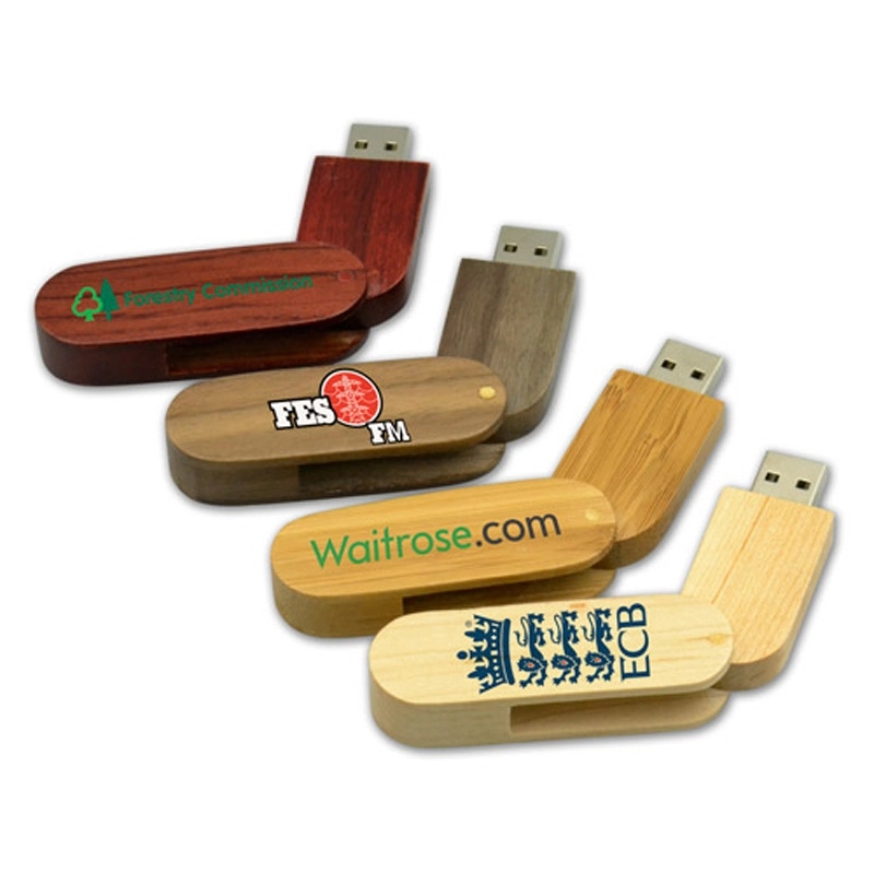 Bamboo USB Flash Drive with Laser Engraving 2