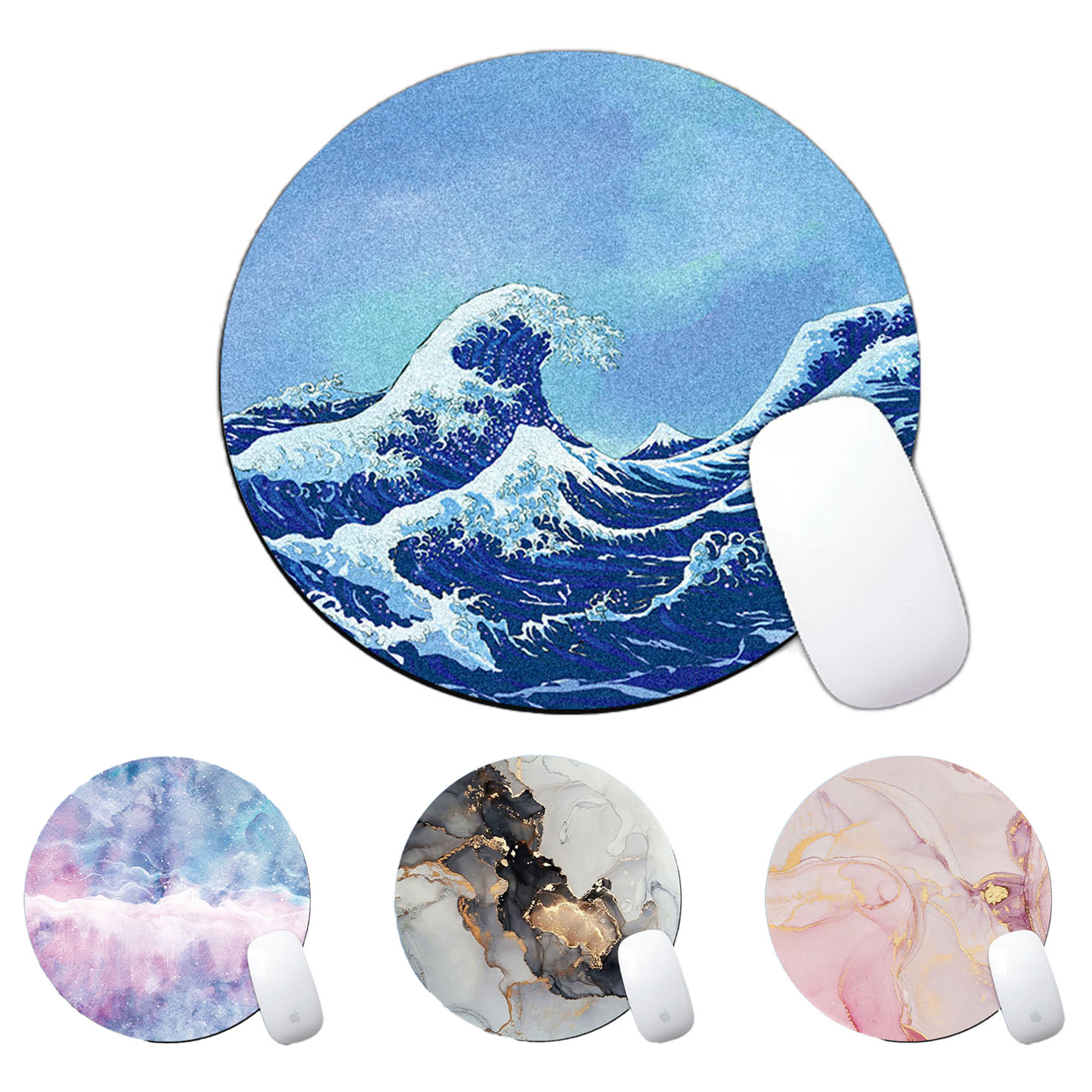 Full Color Computer Round Mouse Pad 2