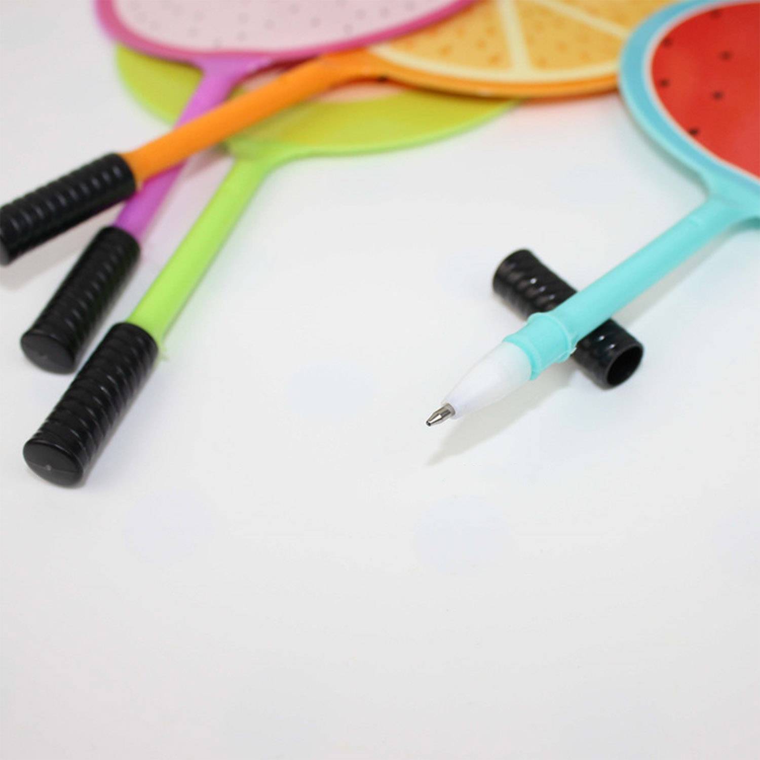Blue Ink Pens Mini Handheld Fans 5