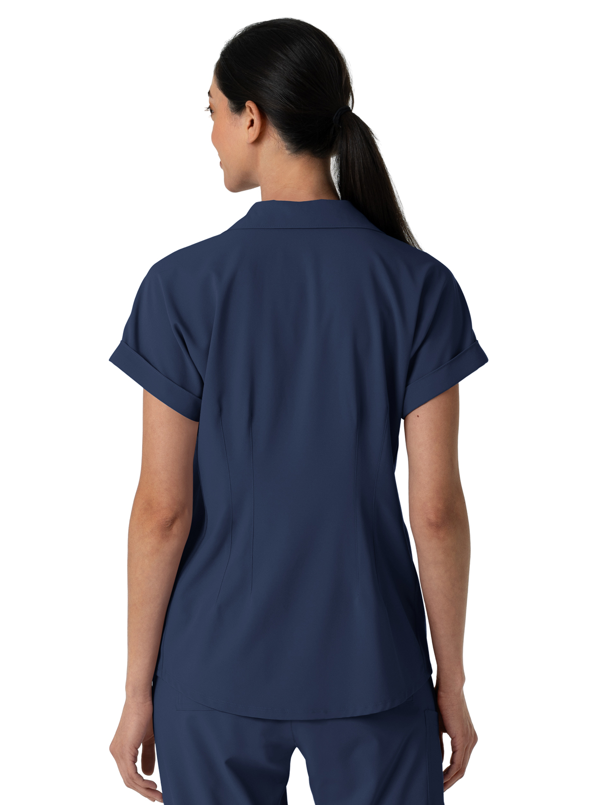 Wink - Renew - Women's Two-Pocket Flex-n-Reach Collared Top 9