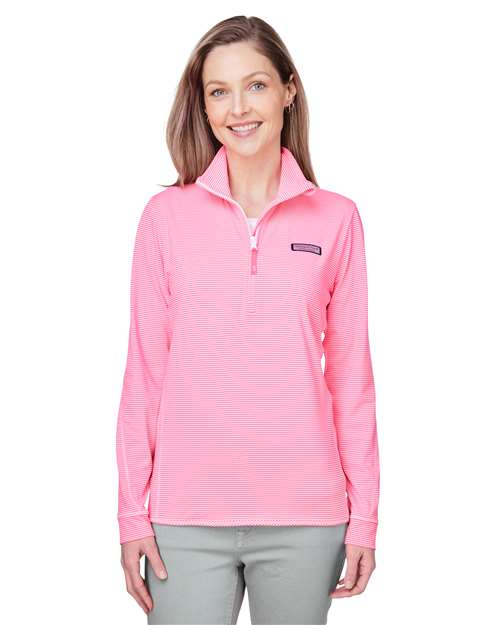 Women's Microstripe Sankaty Half-Zip Pullover - K002521 16
