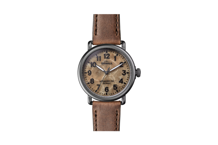 Shinola The Runwell Leather Strap Watch 2