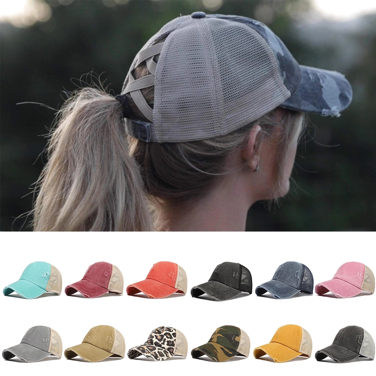 Ponytail Baseball Cap 1