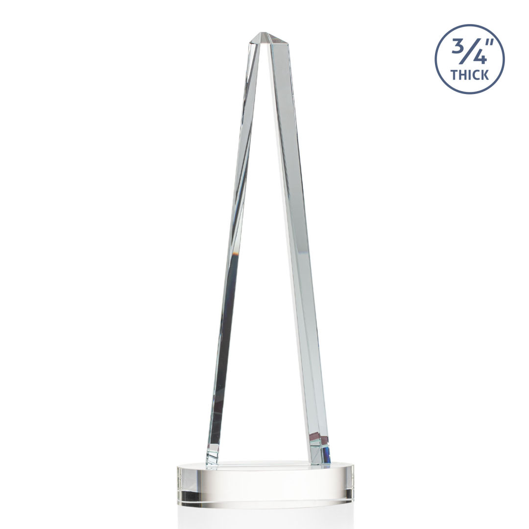 Majestic Tower VividPrint™ Award on Alberton Base - Clear 10