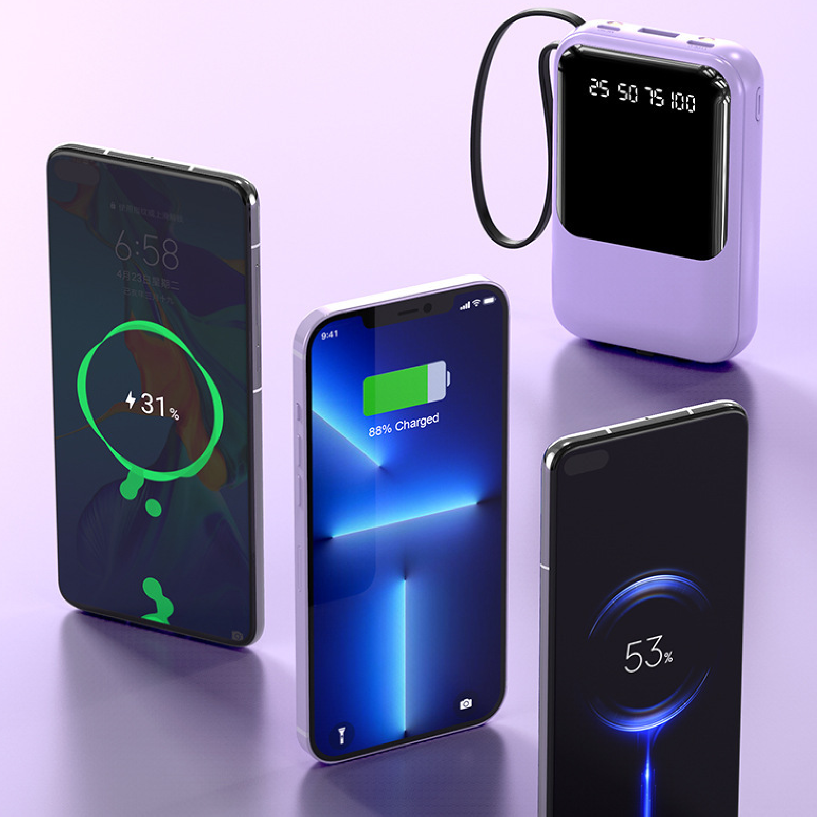 Flashlight Power Bank Large Display 4