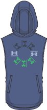 UA Rival Terry Boys' Sleeveless Hoodie 4