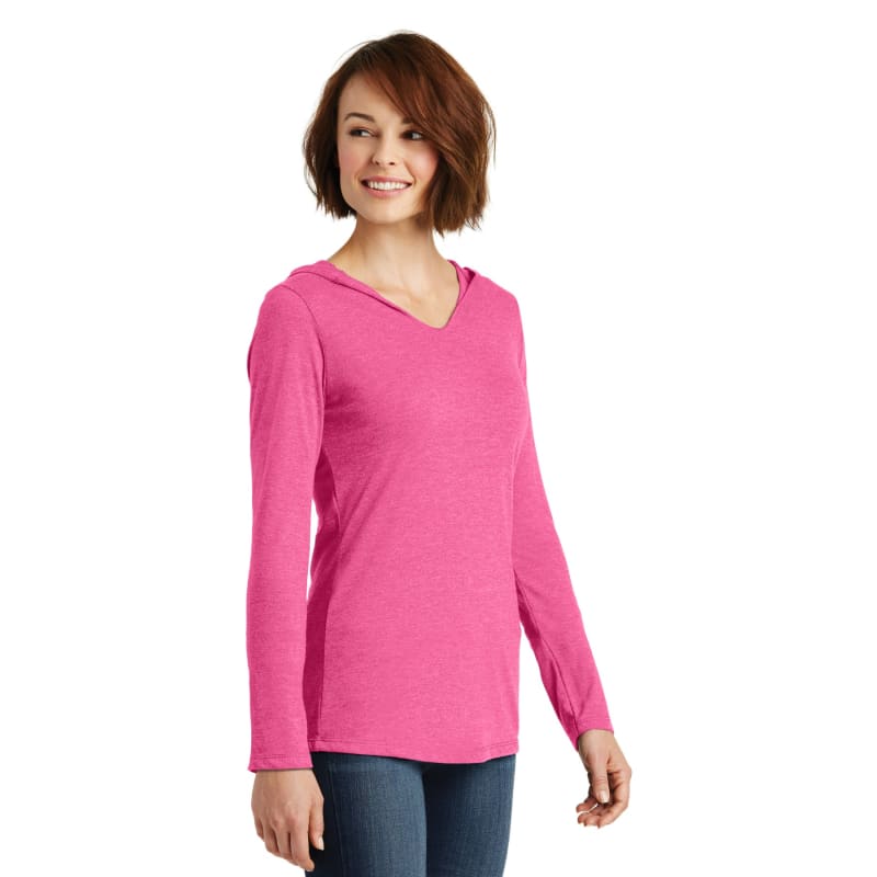 District Women's Perfect Tri Long Sleeve Hoodie. 14