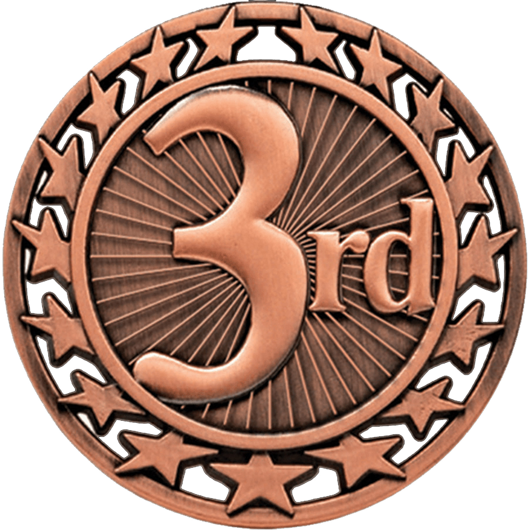 Stock Star Sports Medals: 3rd Place 3