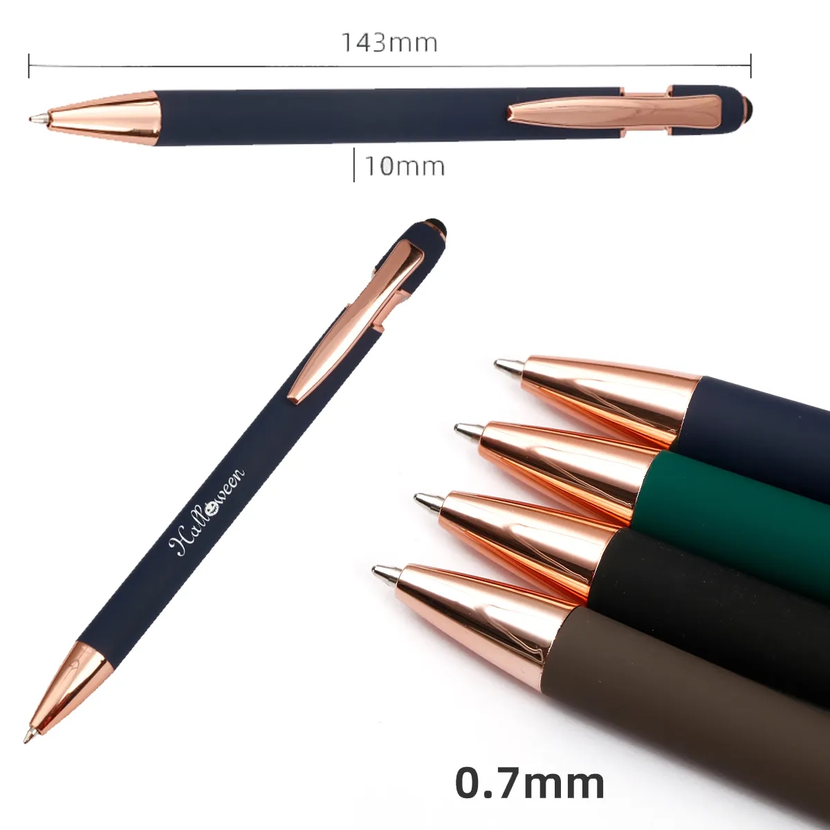 Ink 0.7MM Touchscreen Stylus Ballpoint Pens with Stylus Tip 1