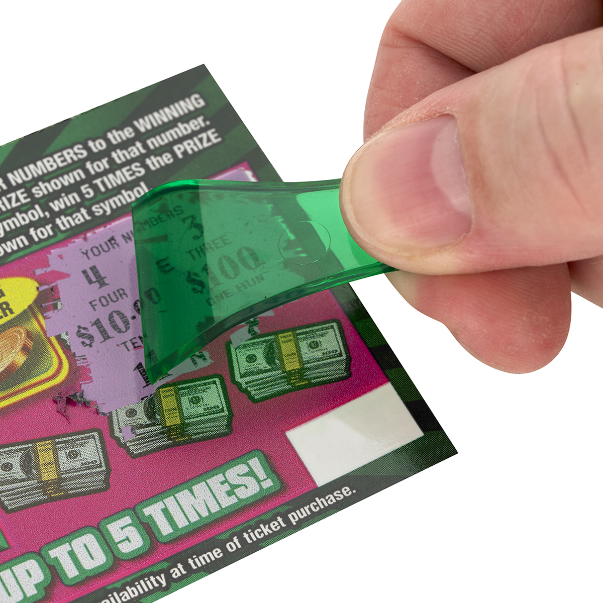 Lottery Scratcher With Bead Chain 8