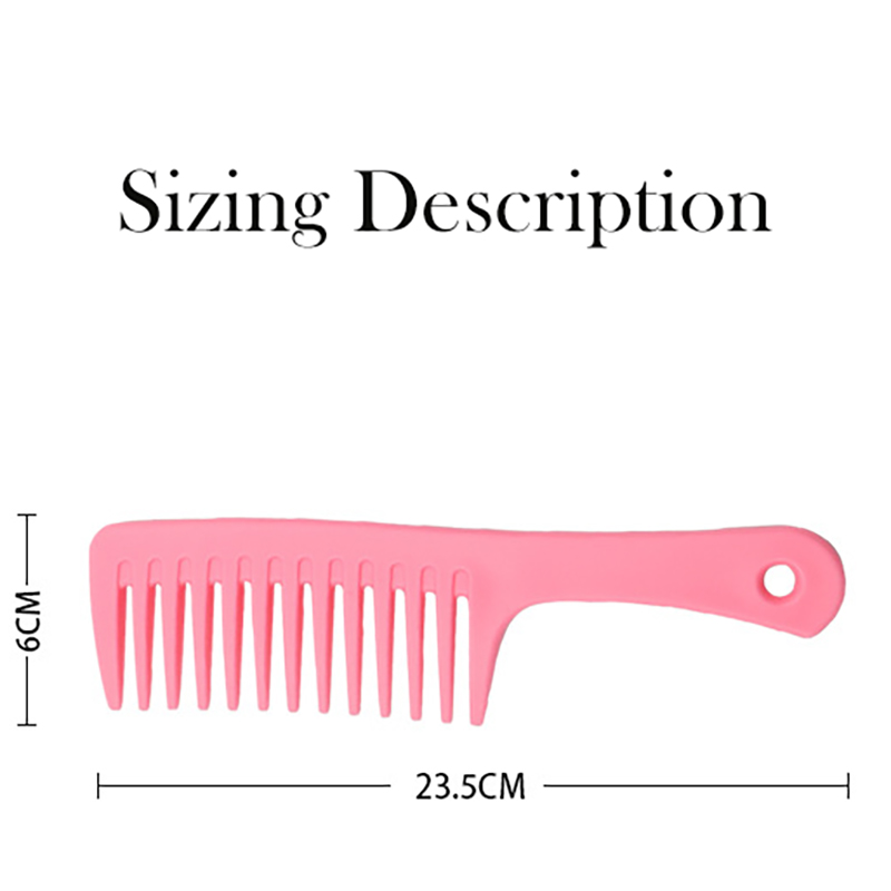Wide Tooth Plastic Comb 6