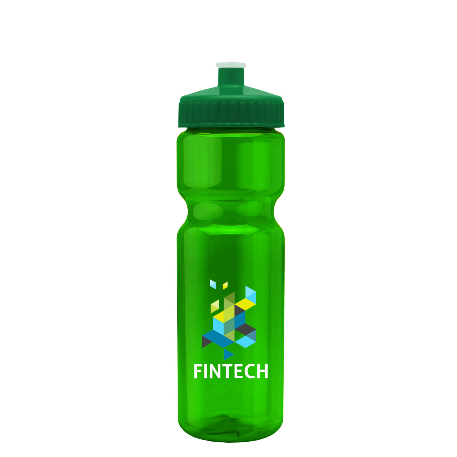 Champion - 28 oz. Transparent Bottle with Push pull and Digital Imprint 9