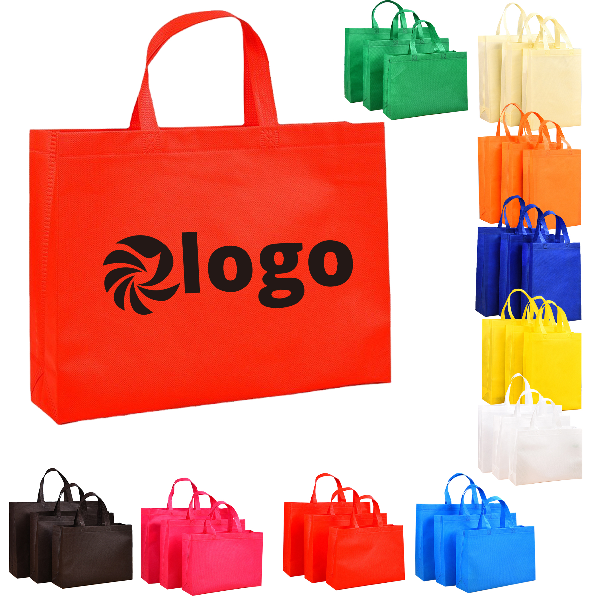 15"x13"x4" Customizable Non-Woven Shipping Bag 2