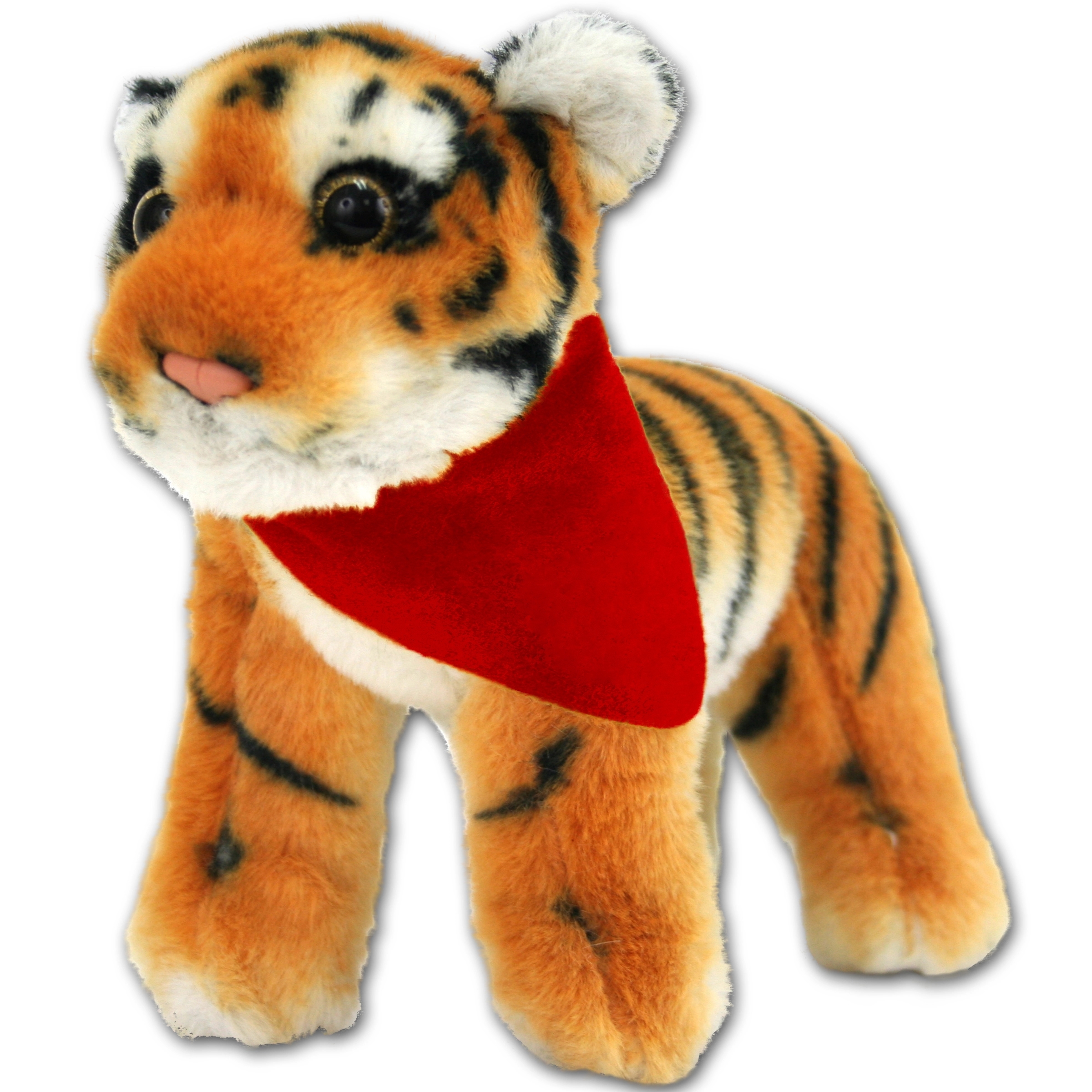 8" Jungle Animals Standing Brown Tiger 3