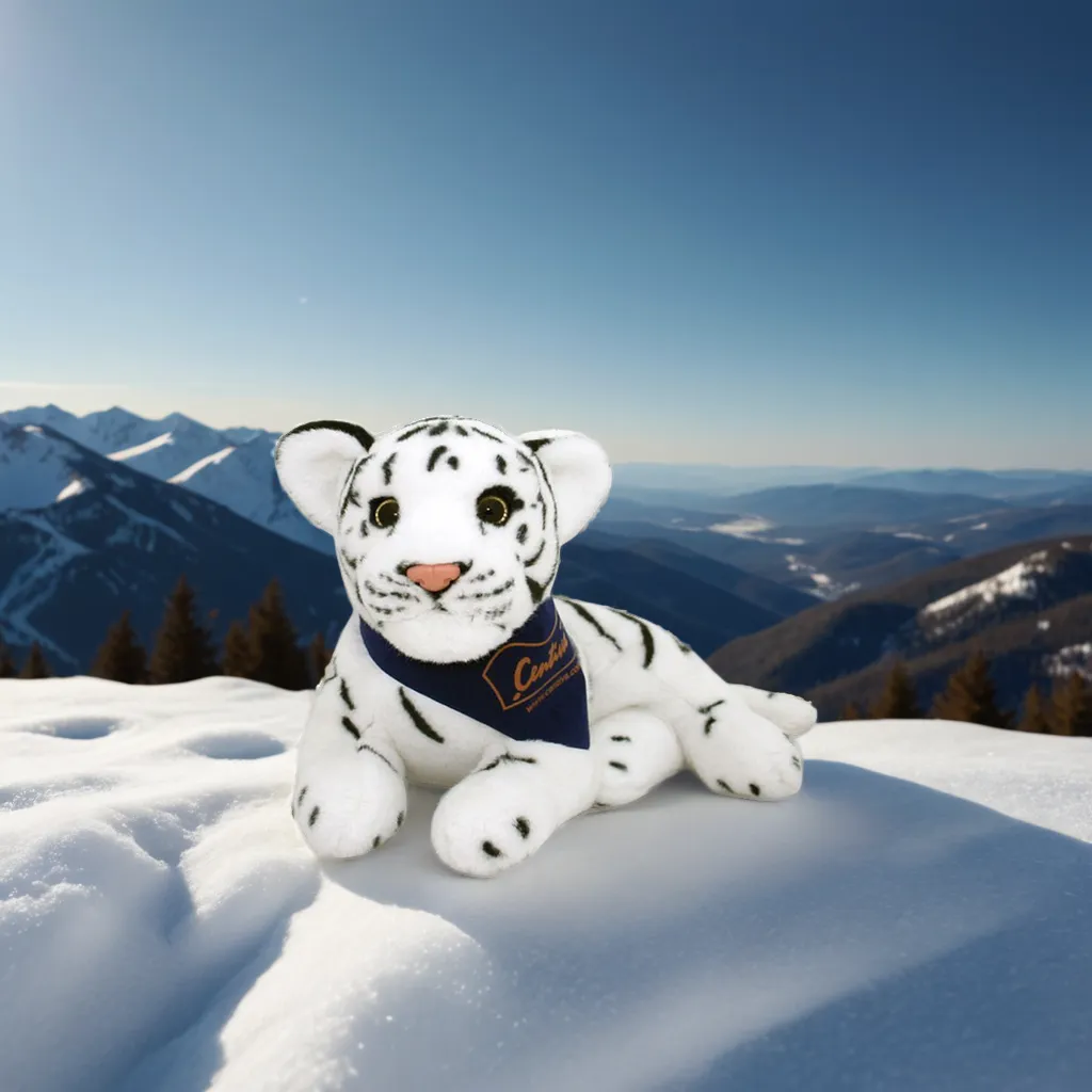 8" Jungle Animals Sitting White Tiger 4