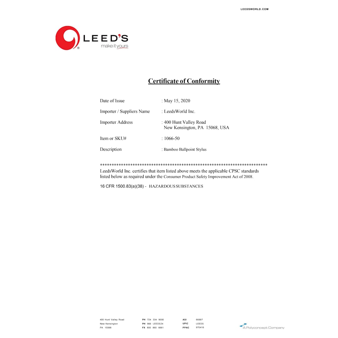 Bamboo Quick-Dry Gel Ballpoint Stylus 29