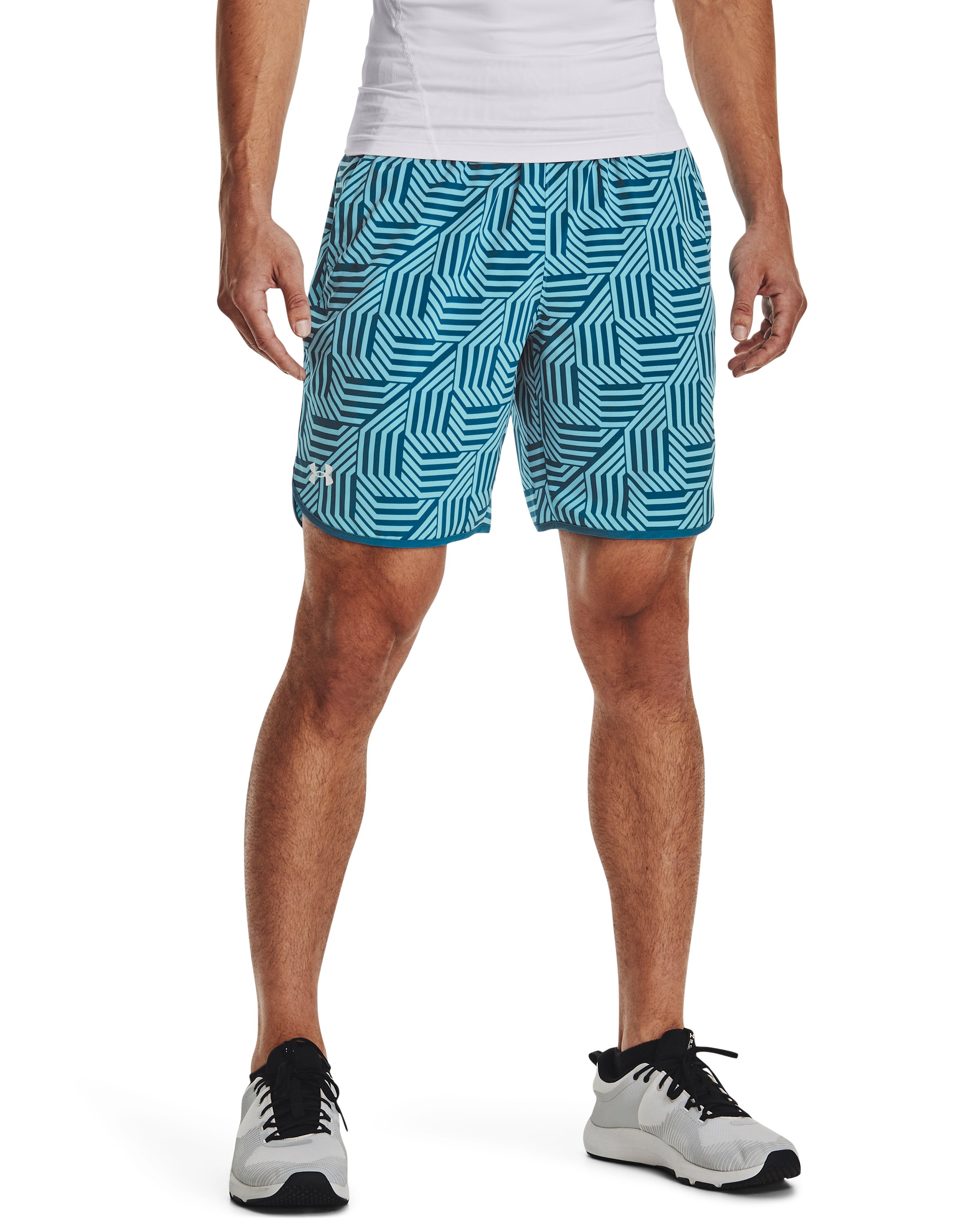 UA HIIT Woven GeoTessa Men's Shorts 2