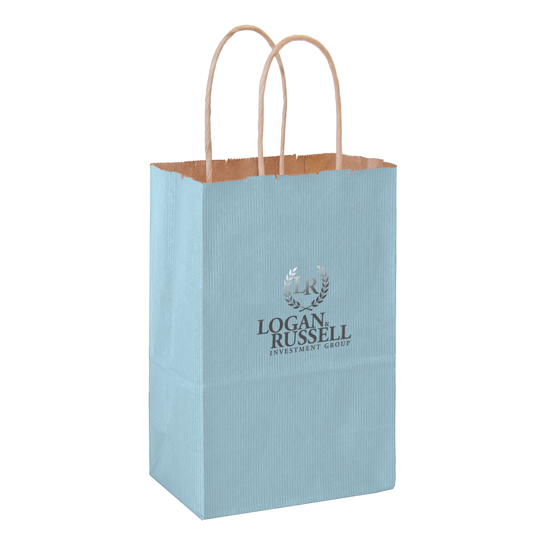 Matte Color Paper Shopper with Twisted Paper Handles 8