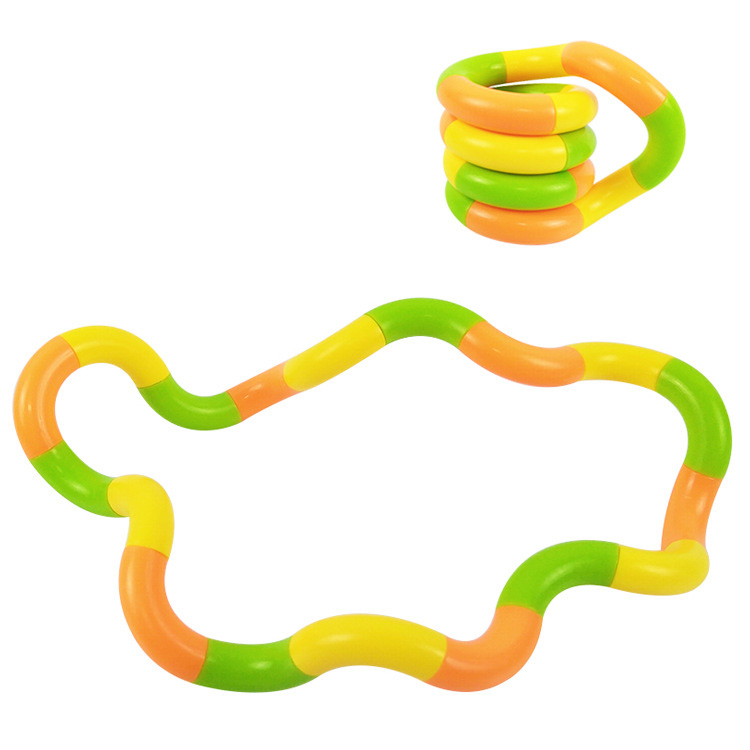 Rainbow Twist 'N' Fidget Coil Toy 1