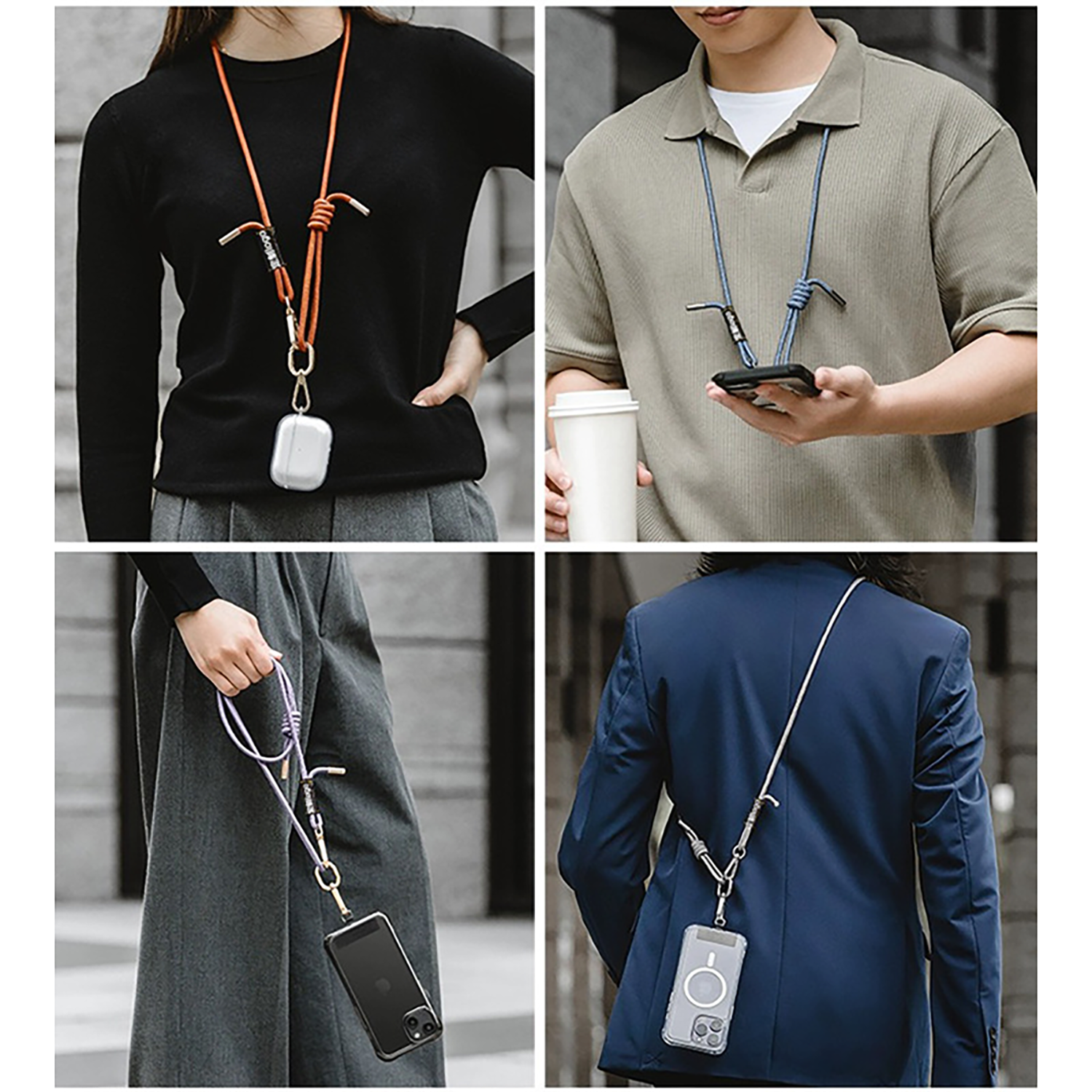 Minimalist Adjustable Woven Lanyard 3