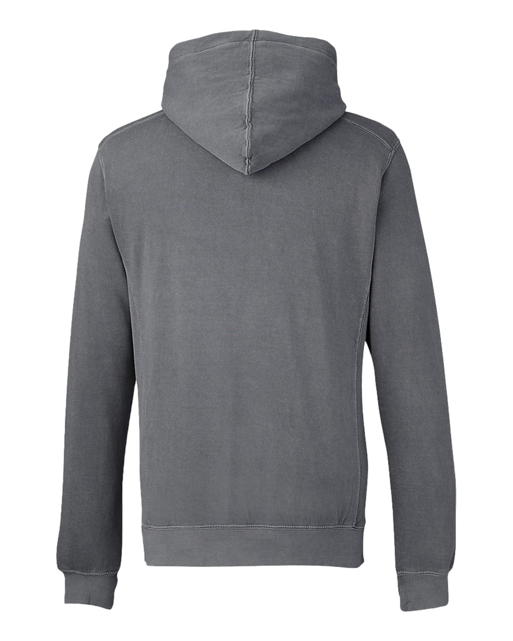 Unisex Pigment-Dyed Fleece Hooded Sweatshirt - 8730 4