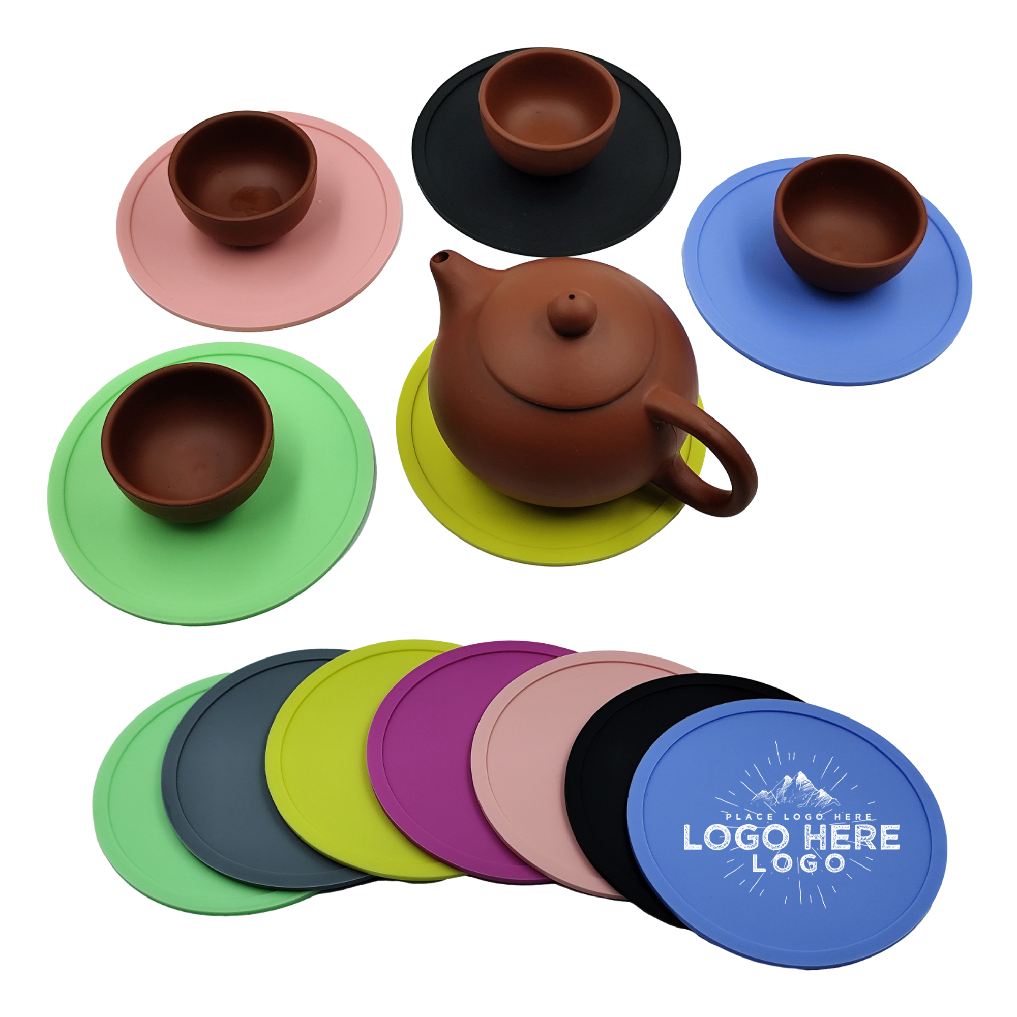 Customizable Silicone Cup Mat 2