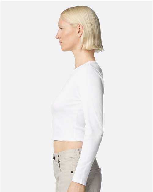 Women's Baby Rib Long Sleeve Fitted Tee - BR2107 18
