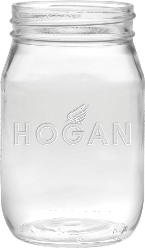 16 oz. Shindig Glass Jar - Deep Etched 19