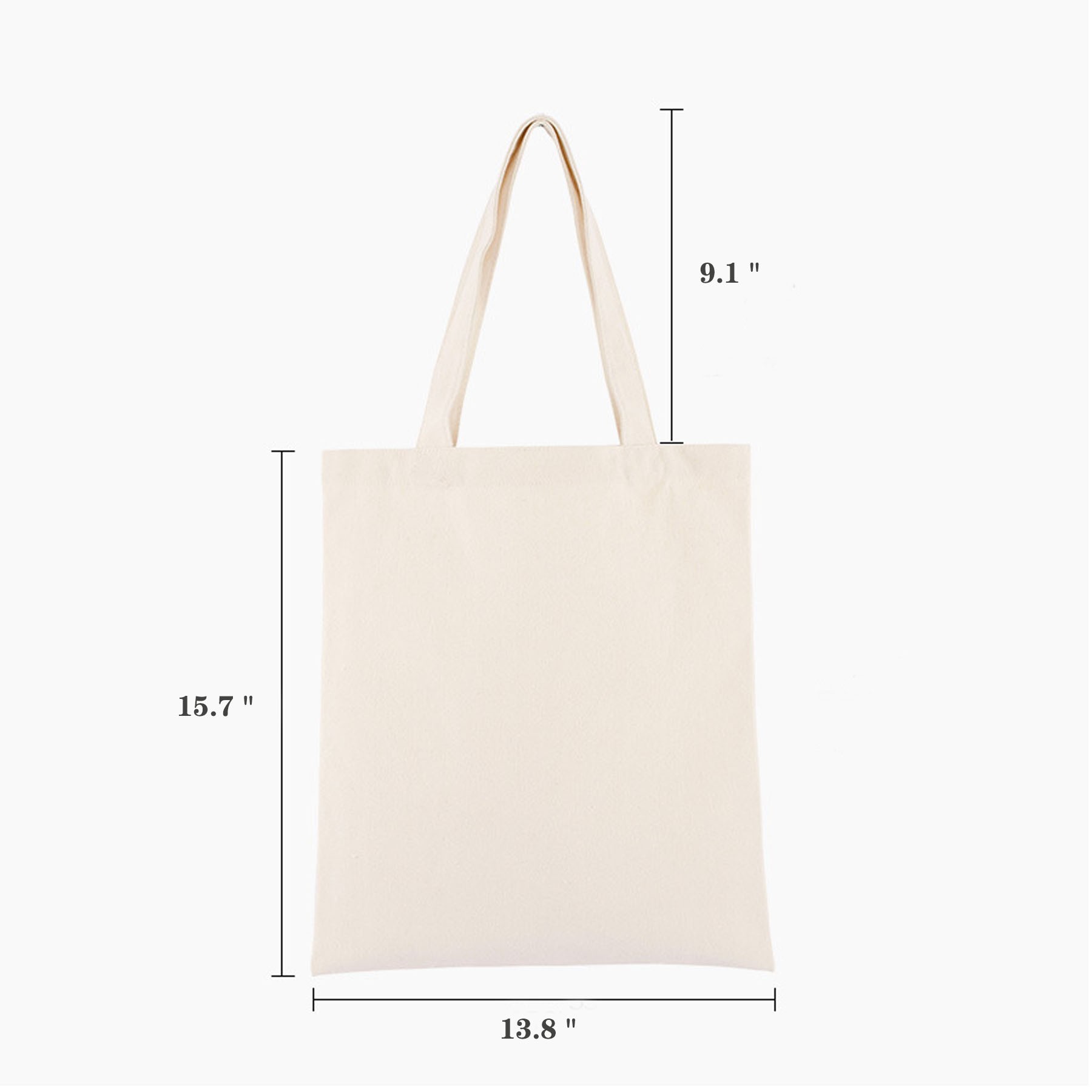 Canvas Cotton Tote Bag, custom tote bag with logo imprint 2