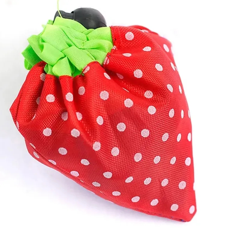 Folding Strawberry Tote Bag 5