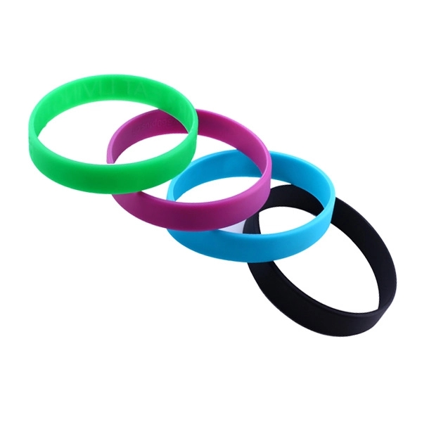 Debossed Silicone Wristband 1