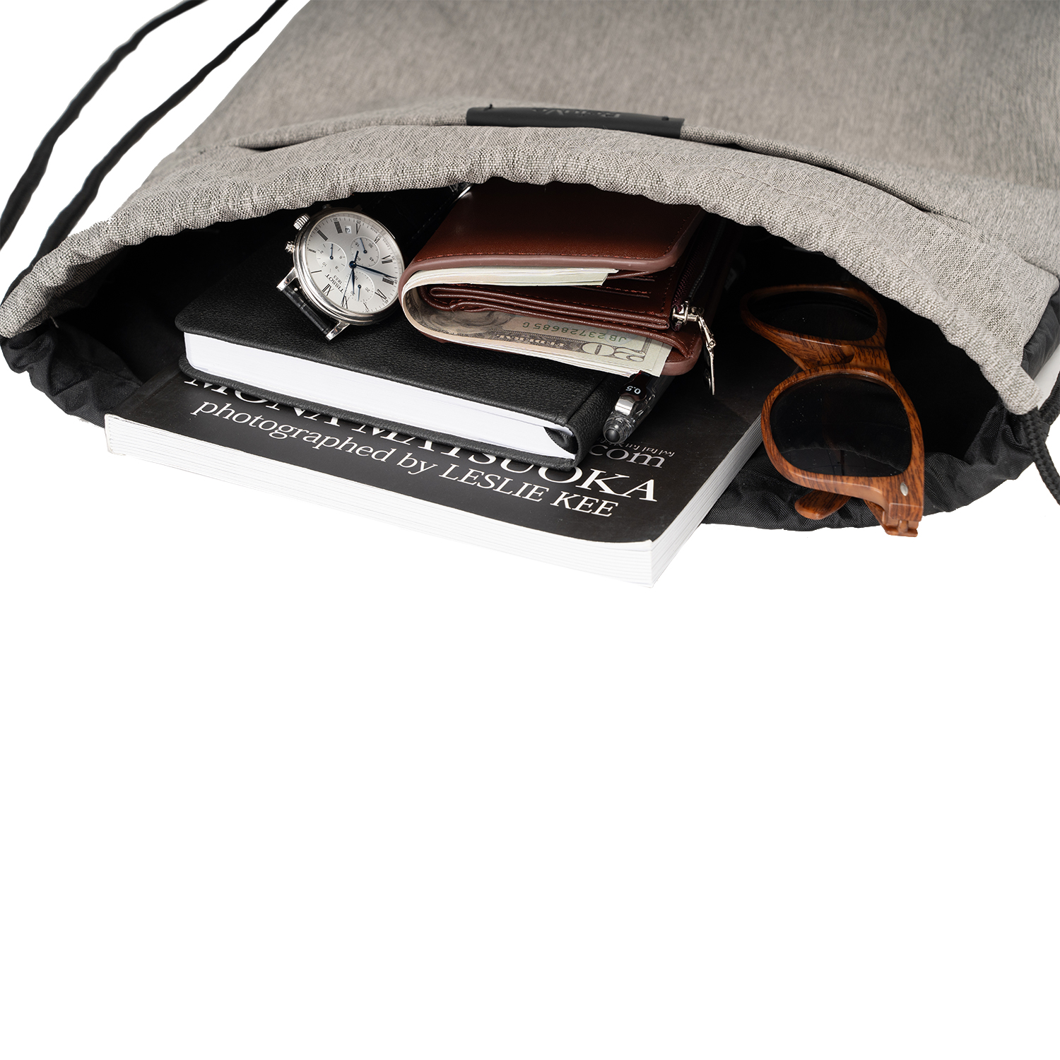 RejuVe® X-PAK Recycled Heather Drawstring Bag 5