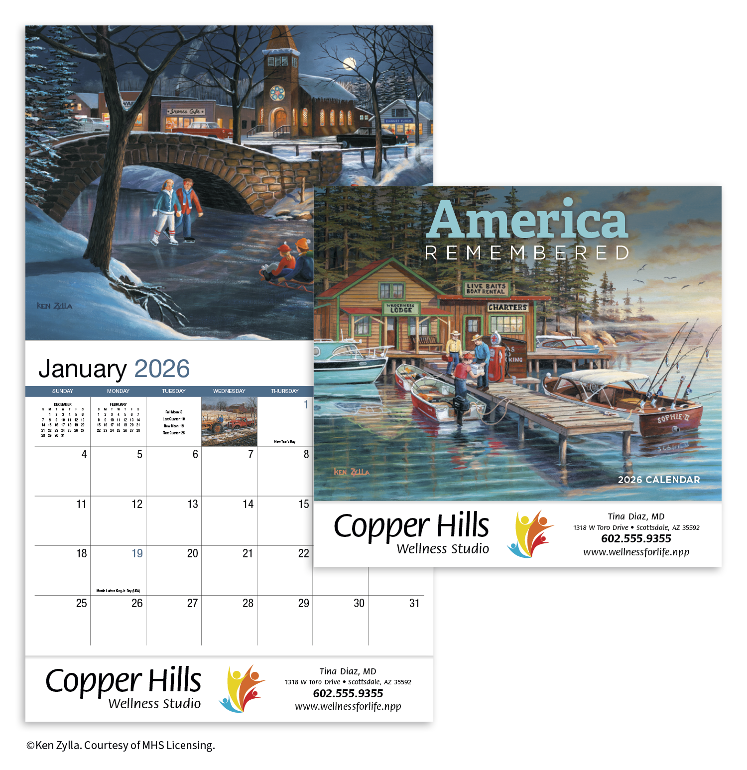 HotLine® Products America Remembered Appointment Calendar - Stapled 60