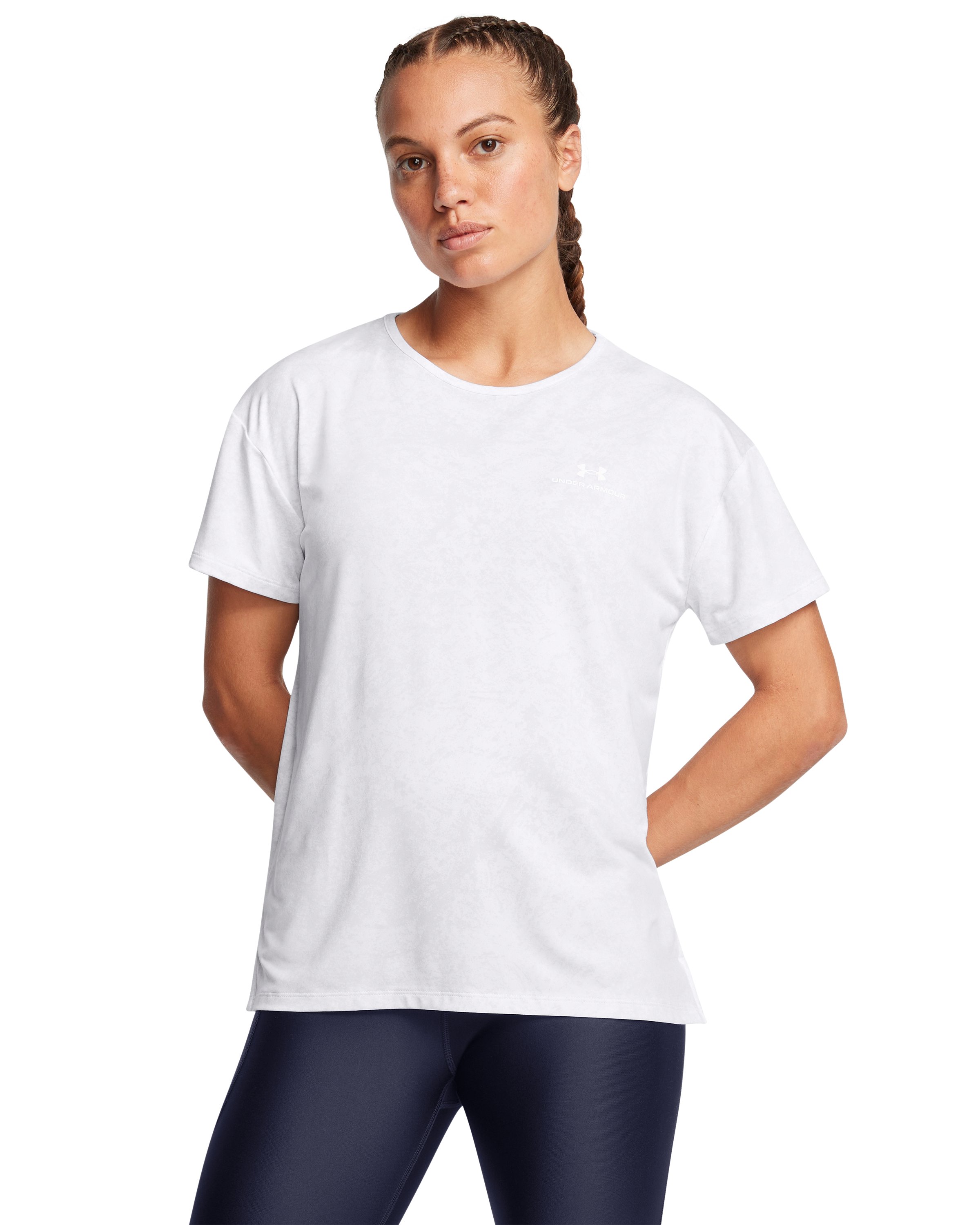 UA Vanish Energy 2.0 Printed Women's Short Sleeve 2