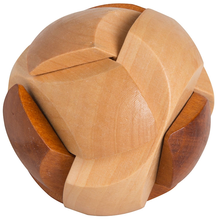 Wood Soccer Ball Puzzle 4