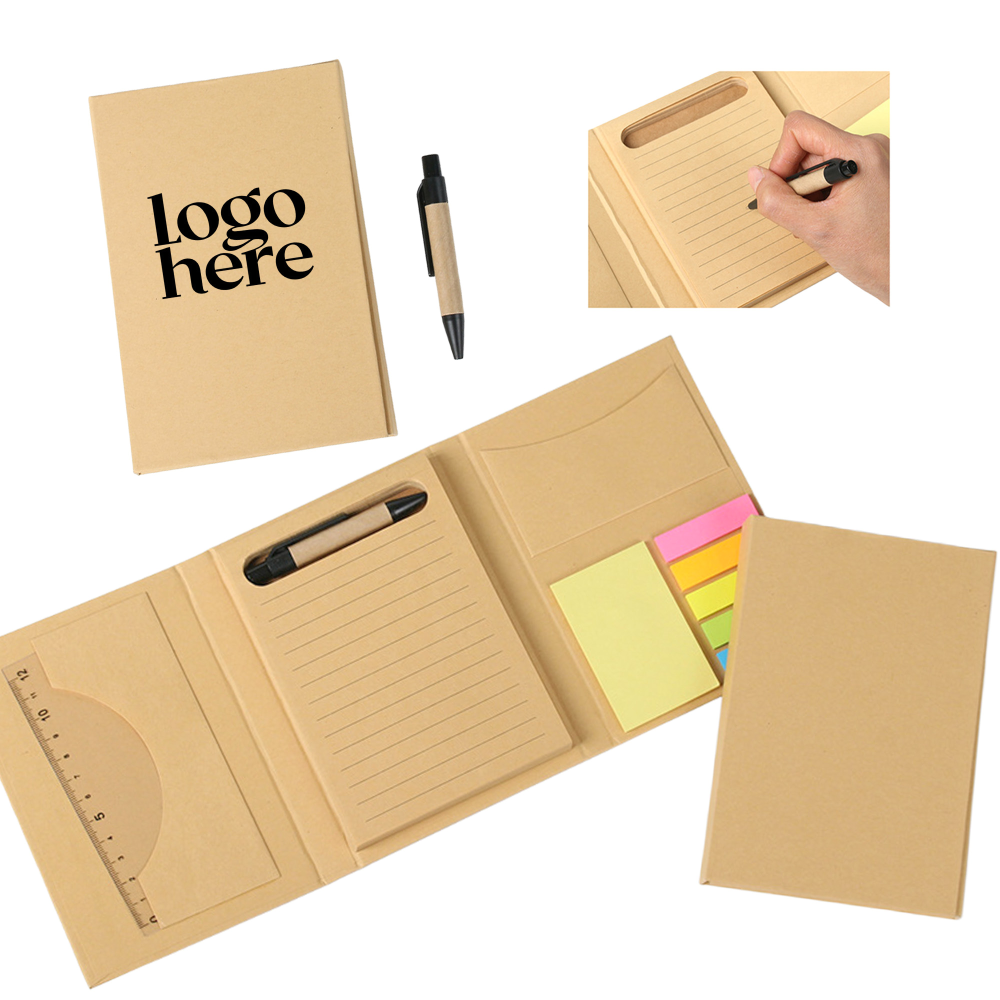 Sticky Notebook with Ruler 2