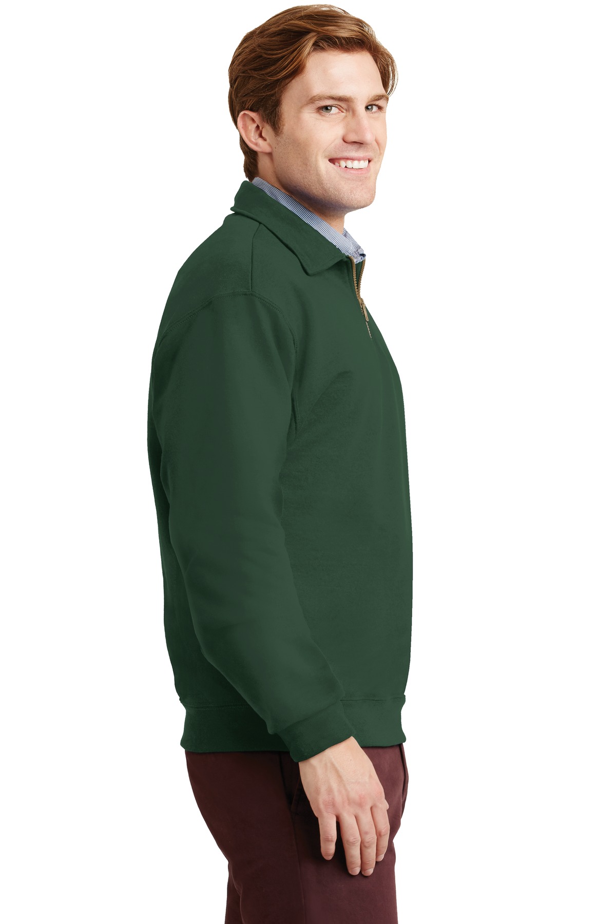 Jerzees Super Sweats NuBlend - 1/4-Zip Sweatshirt with Cadet Collar. 4528M 23