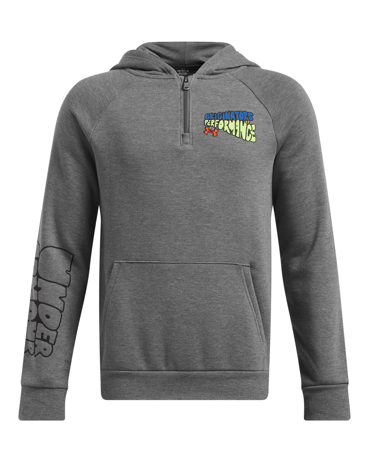 UA Rival Fleece Sketch Pack Boys'  Zip Hoodie, custom hoodie or sweatshirt with logo imprint 3