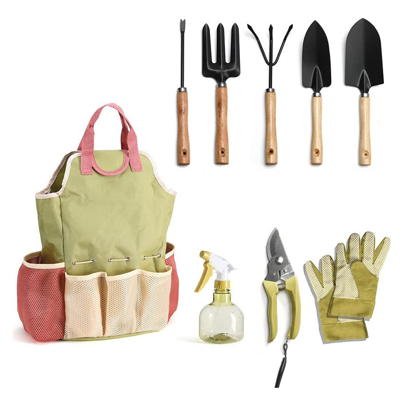 9" 1 Gardening Tool Kit with Tote Bag 5