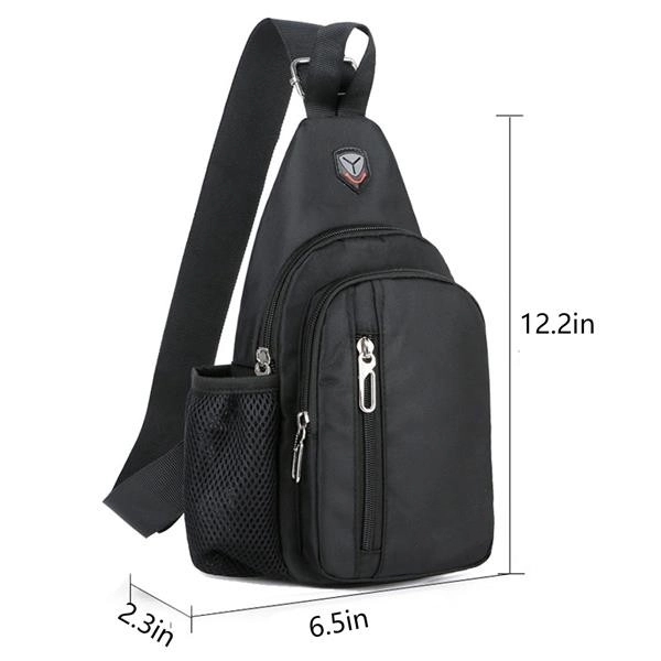 Sling Backpack Crossbody Bag With Earphone Hole 3