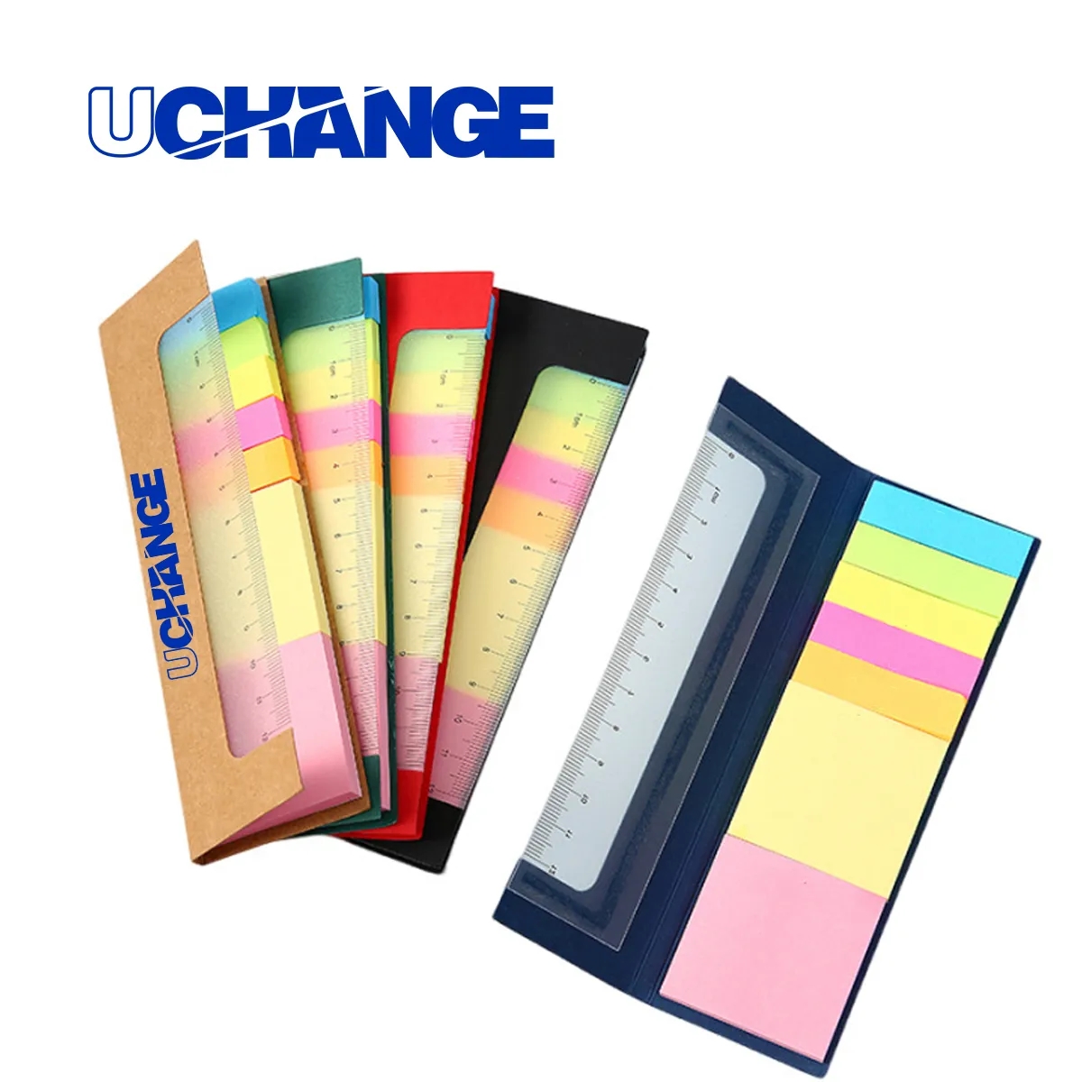 Sticky Note And Ruler Set With Color Flags 7