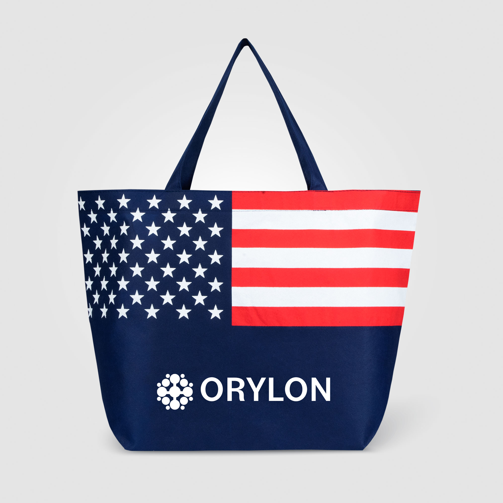 American Flag Non-Woven Tote Bag