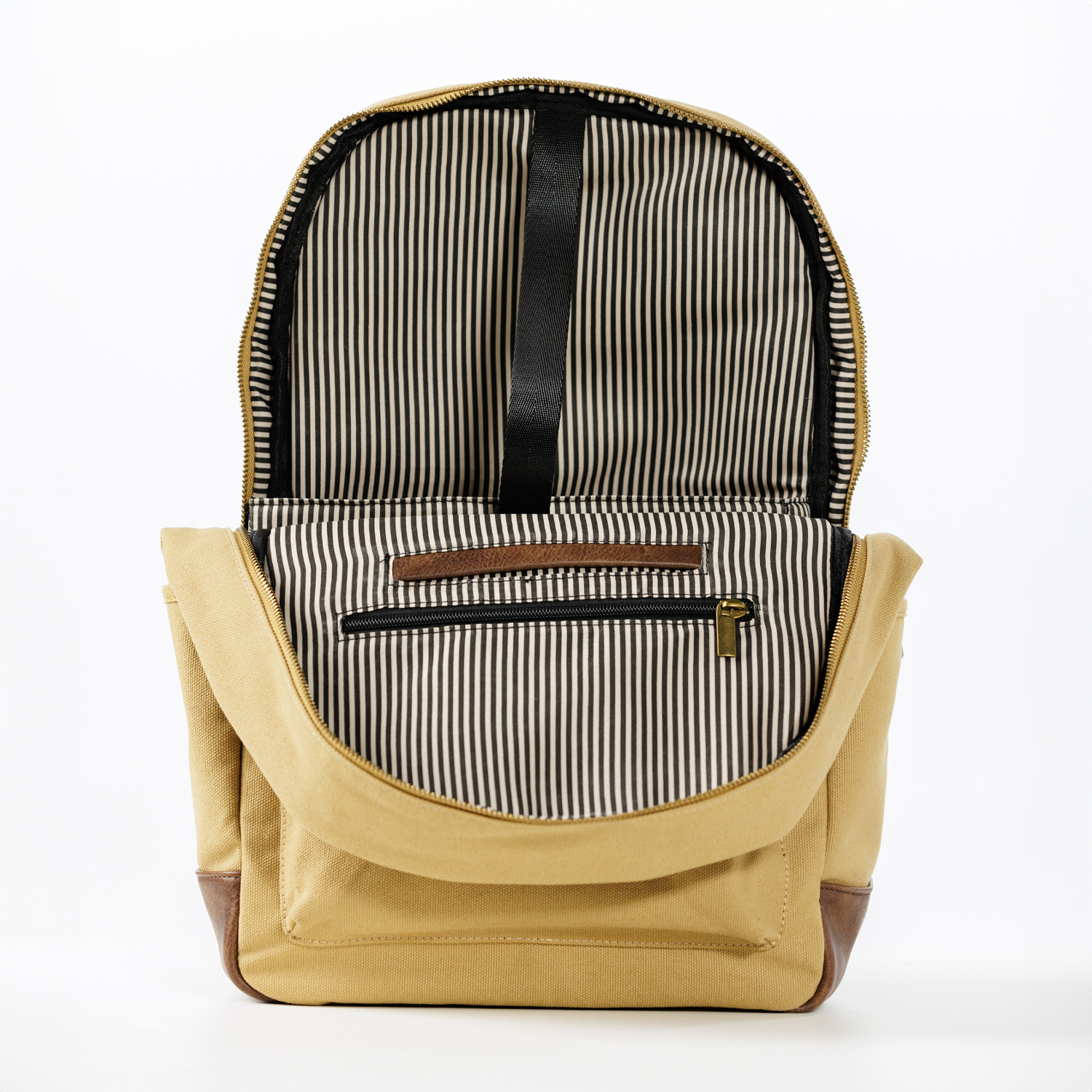 Recycled cotton canvas Backpack 7