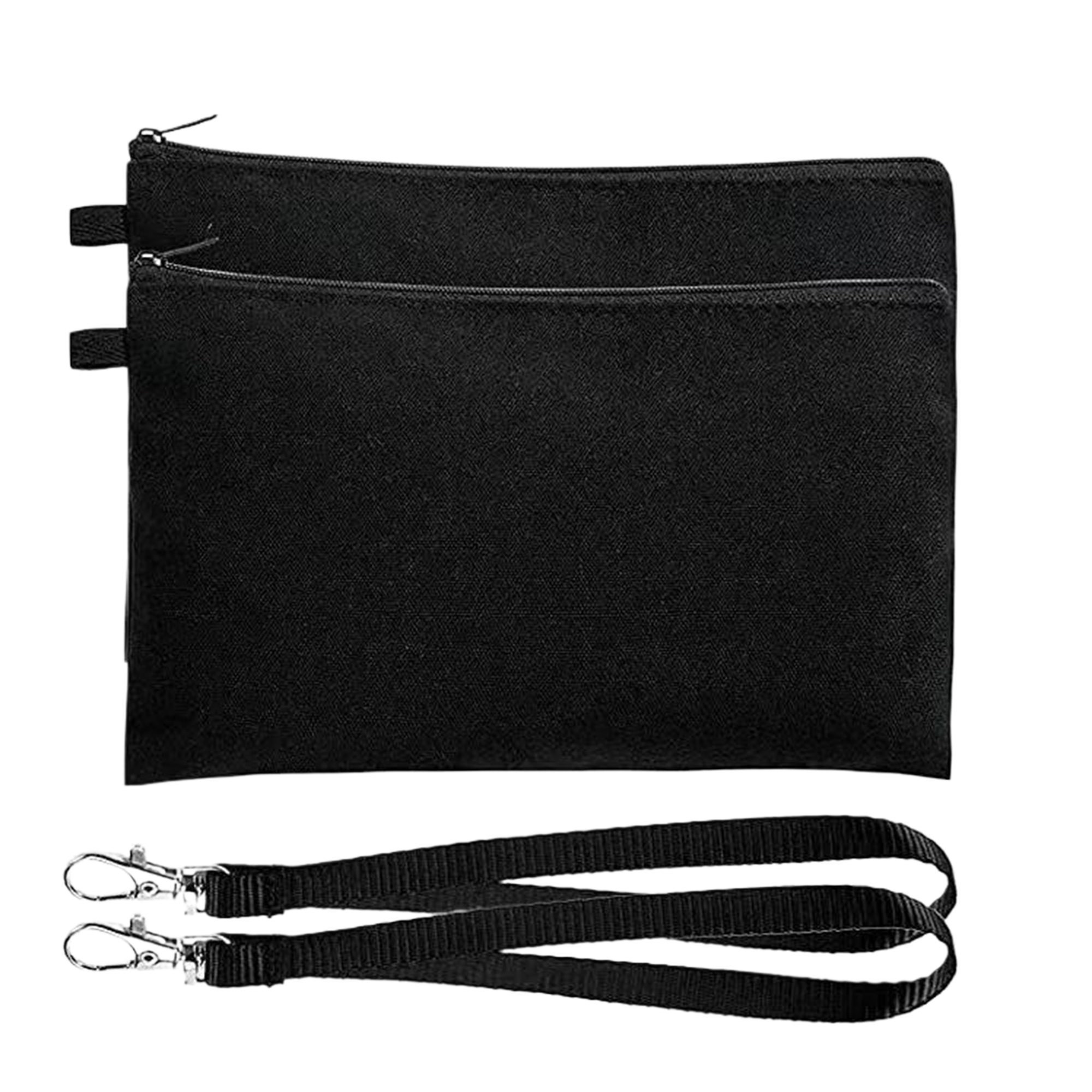 Canvas Zipper Pencil Case With Hook 3